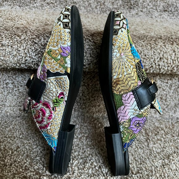 Steve Madden Revolt Fabric Slide On Open Back Shoe Sandal . - Picture 10 of 13